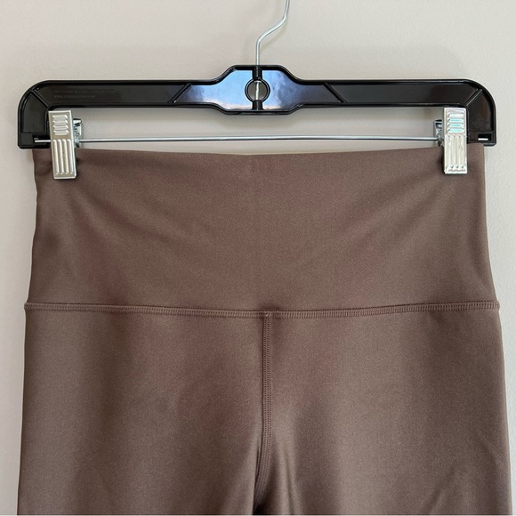 Athleta Elation Shine Tight Leggings in Metallic Bronze 'Coffee House', size S - Picture 5 of 8